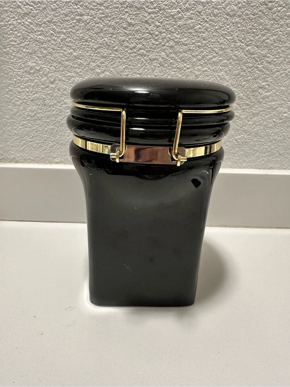 Gevalia Black & Gold Coffee Canister - Airtight Storage